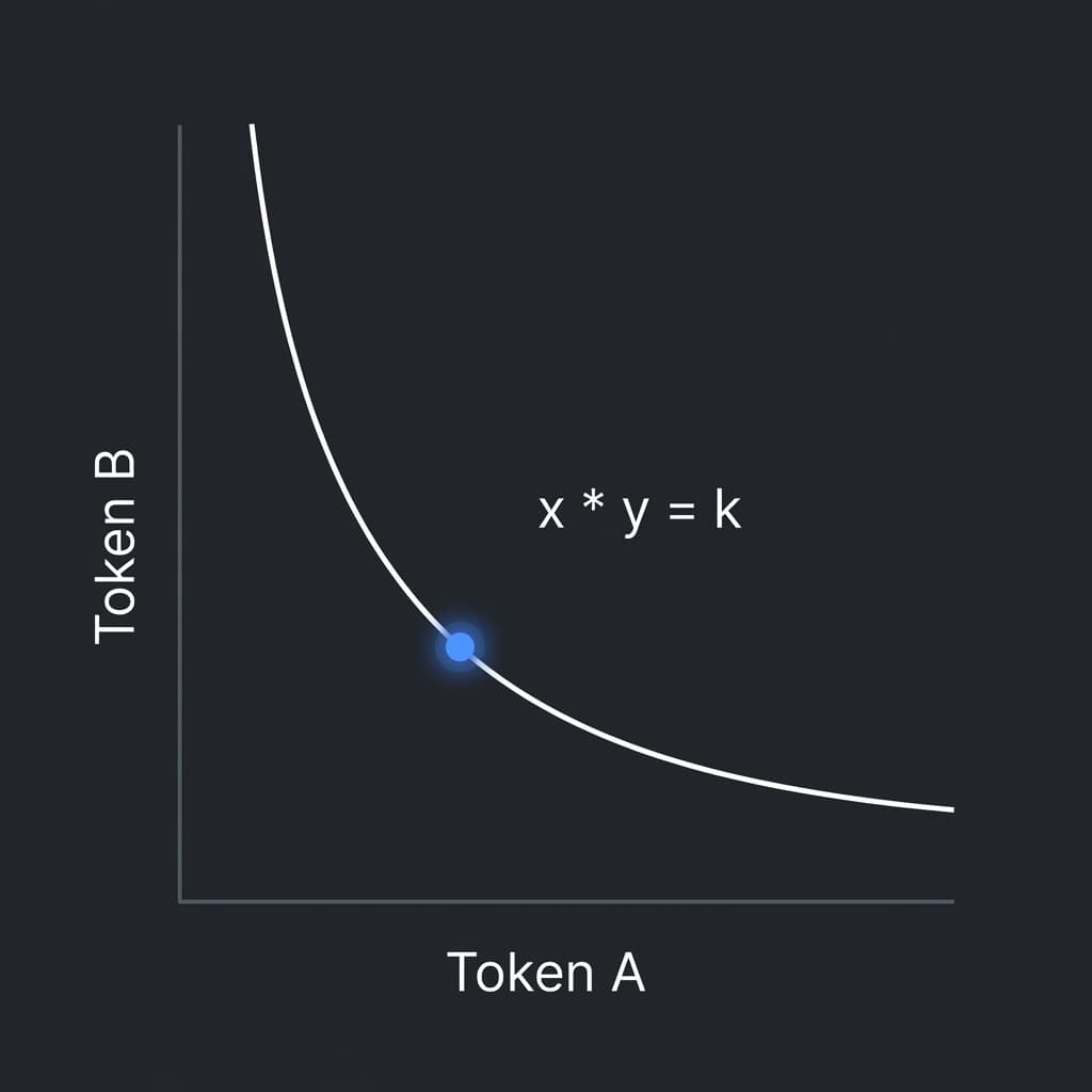 AMM Constant Product Curve
