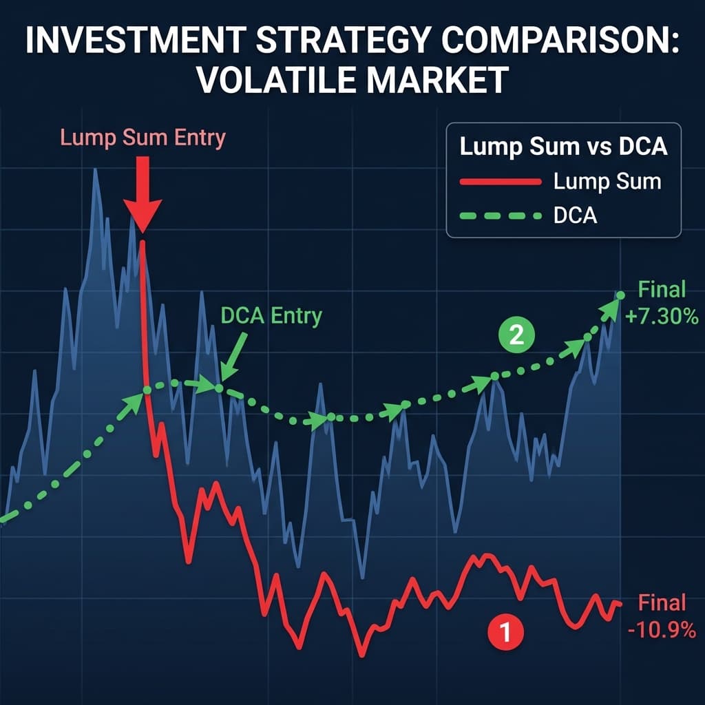 DCA 定投策略 vs 單筆投入績效比較