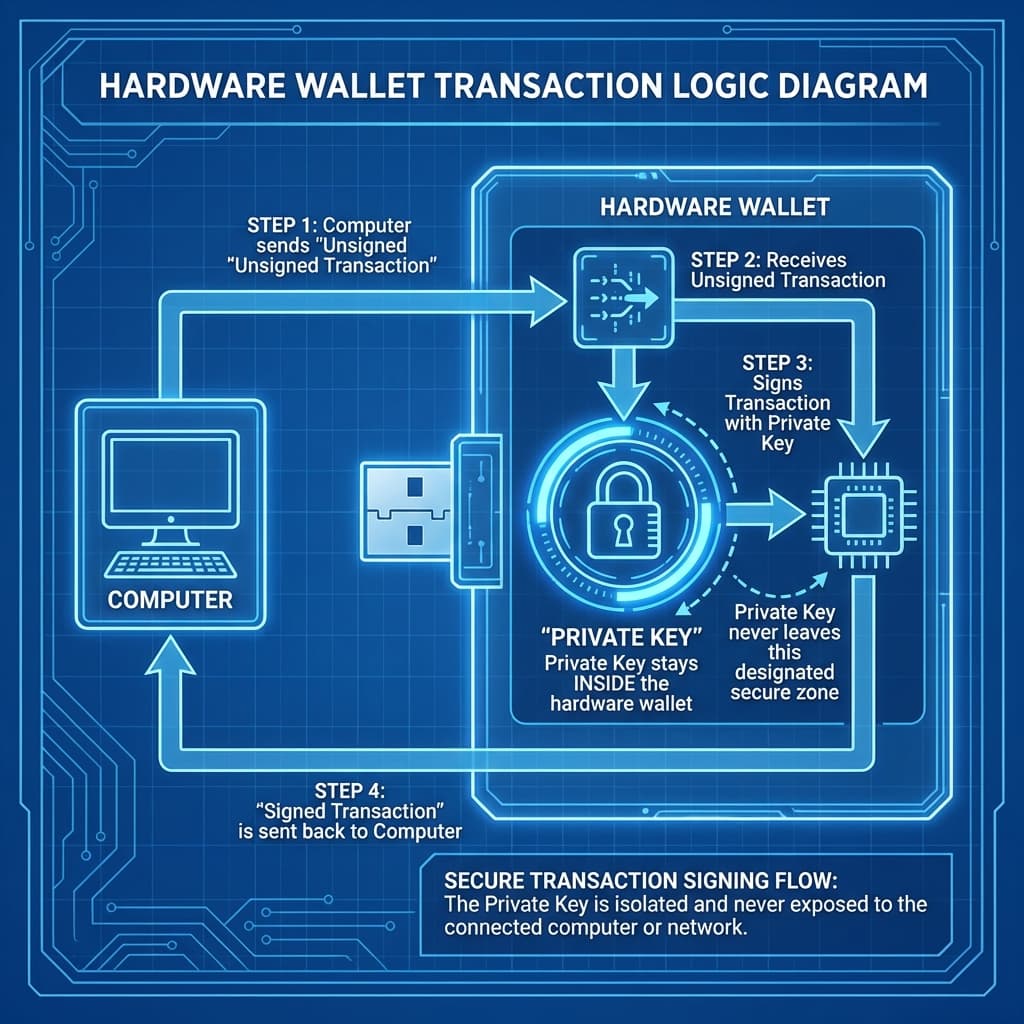 Hardware Wallet Signing Flow