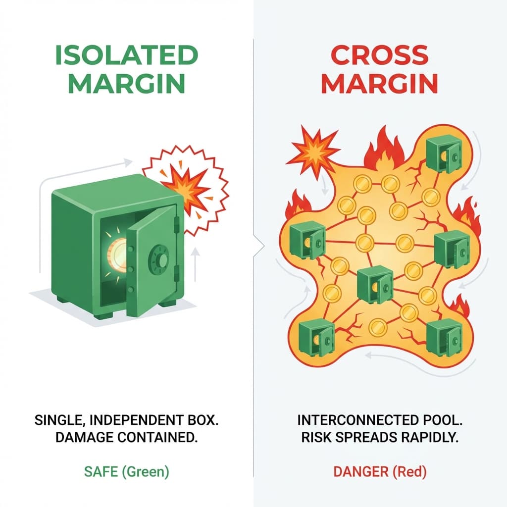 逐倉 vs 全倉保證金風險比較